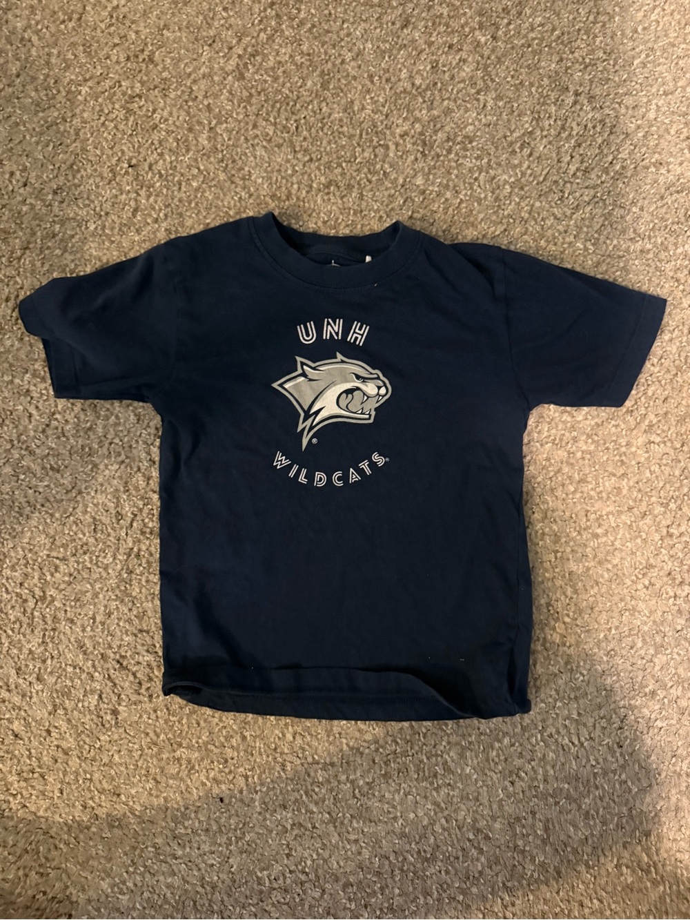 UNH Wildcats Navy Kids T-Shirt